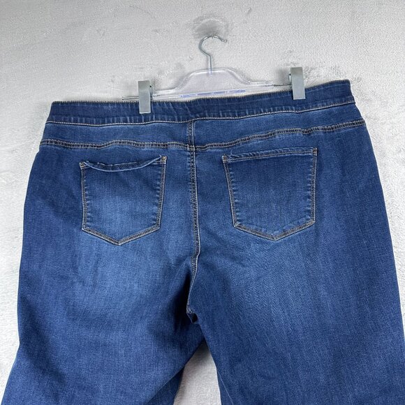 Croft & Barrow Jegging Jeans High Waist Womens Size Plus 20W High Rise Blue - Picture 4 of 12